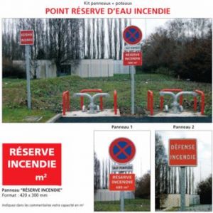 Kit point réserve d'eau incendie (W0173A)