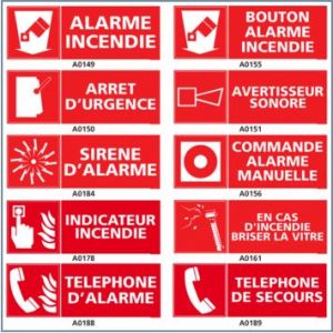 Panneau alarme incendie