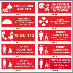 Panneau couverture anti-feu