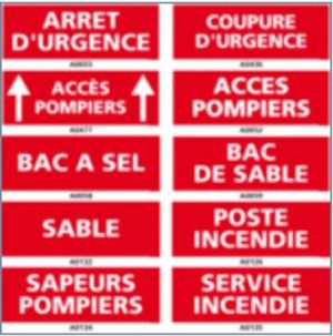 Signalisation sécurité et prévention incendie