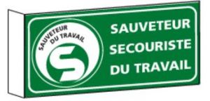 Signalisation Drapeau Sauveteur Secouriste du Travail SST