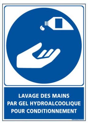 Panneau LAVAGE DES MAINS (E0609)