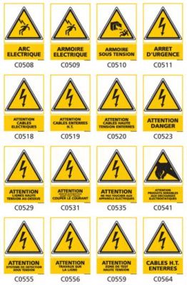 Signalisation danger électrique