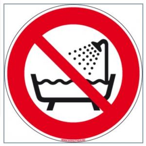 NE PAS UTILISER DANS UNE BAIGNOIRE (D0880)