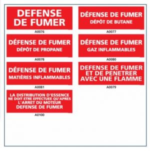 DEFENSE DE FUMER DANGER