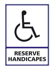 RESERVE HANDICAPES : 2 visuels disponibles