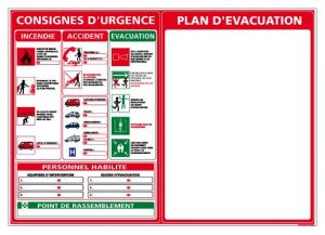 PLAN D'ÉVACUATION (A0400)