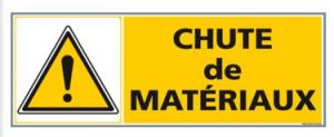 Chute de materiaux
