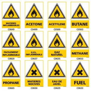 DANGER produits inflammables