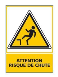 ATTENTION RISQUE DE CHUTE (C0548)