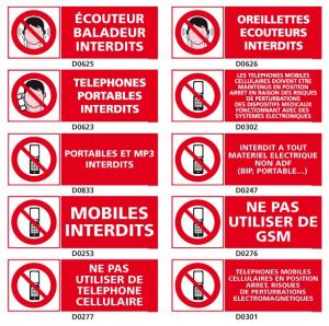 INTERDICTION de téléphoner