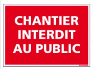 Chantier interdit au public (D0533)	