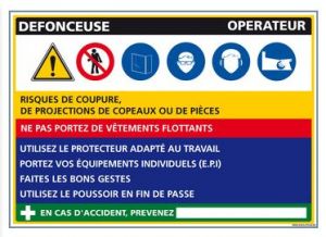 Fiche de Poste Défonceuse (C1099)