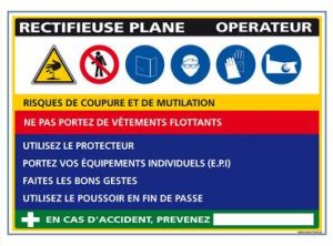 Fiche de Poste Rectifieuse Plane (C1119)