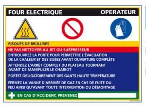 Fiche de Poste Four électrique (C0842)