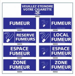 ESPACE FUMEUR ((local, zone, etc.)