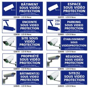 Signalisation de vidéoprotection