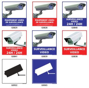 Panneau SURVEILLANCE VIDÉO