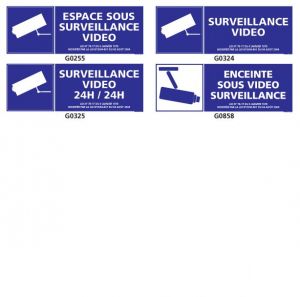 SURVEILLANCE VIDÉO (espace, 24h/24, enceinte)