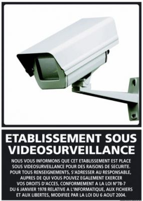 ETABLISSEMENT SOUS VIDEO SURVEILLANCE (G0831)