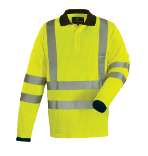 POLO HIVIZ YARD JAUNE 7YAPY