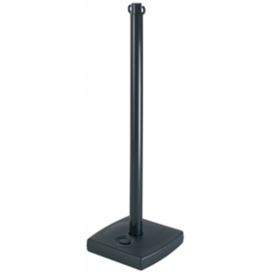 Poteau PVC Noir sur socle à lester 4kg