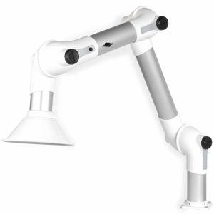 Bras aspirant de laboratoire — Captation fumées, COV et poussières à la source