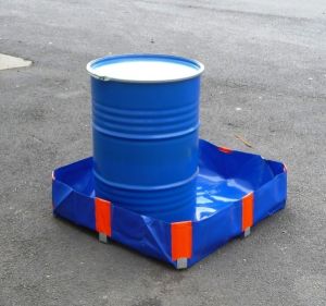 Bac de rétention souple portable en polyester enduit PVC — 250 litres