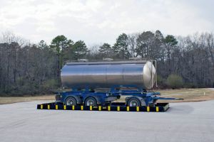 Bac de rétention souple pliable grande longueur pour véhicule-citerne — 9503 litres