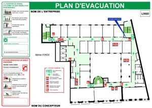 Plan d'évacuation