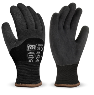 Gant anti froids nylon noir 