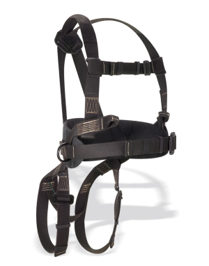 Harnais mod avec ceinture de maintien.