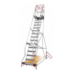 Escabeaux de rayonnage à immobilisation automatique