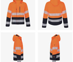 Veste en Softshell Haute Visibilité Hommes