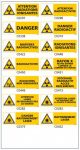 Signalisation produits dangereux risque ionisant