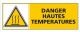 DANGER HAUTES TEMPERATURES (C0365)
