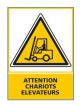 ATTENTION CHARIOTS ELEVATEURS (C0521)