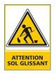ATTENTION SOL GLISSANT (C0550)