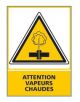 ATTENTION VAPEURS CHAUDES (C0557)