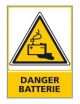 DANGER BATTERIE : 2 visuels disponibles