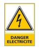 DANGER ELECTRICITE : 3 visuels disponibles