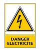 DANGER ELECTRICITE : 3 visuels disponibles