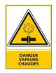 DANGER VAPEURS CHAUDES (C0623)