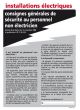 CONSIGNES DES INSTALLATIONS ÉLECTRIQUES (A0325)