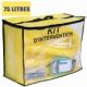 Kit anti pollution chimique 75 l