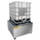 Bac de rétention en inox 1 IBC