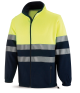 Veste polaire haute visibilité jaune/bleu 