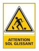 ATTENTION SOL GLISSANT (C0550)